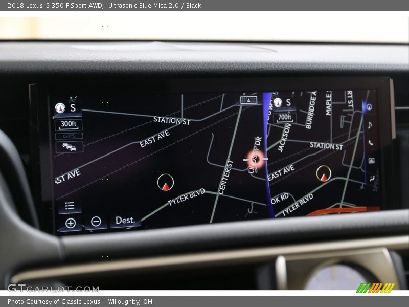 Navigation of 2018 IS 350 F Sport AWD