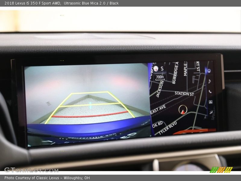 Ultrasonic Blue Mica 2.0 / Black 2018 Lexus IS 350 F Sport AWD