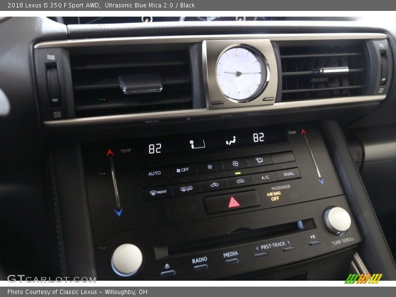 Ultrasonic Blue Mica 2.0 / Black 2018 Lexus IS 350 F Sport AWD