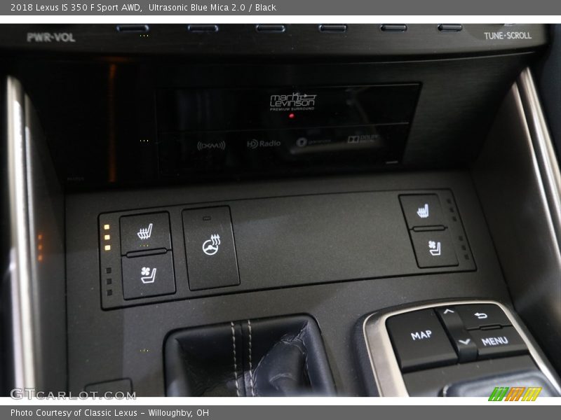 Ultrasonic Blue Mica 2.0 / Black 2018 Lexus IS 350 F Sport AWD