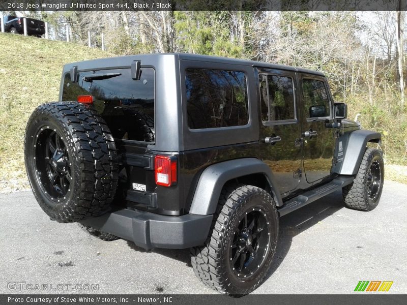 Black / Black 2018 Jeep Wrangler Unlimited Sport 4x4