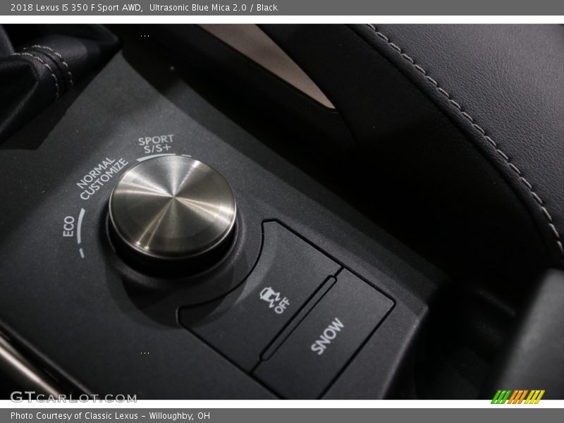 Ultrasonic Blue Mica 2.0 / Black 2018 Lexus IS 350 F Sport AWD