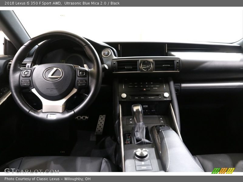 Ultrasonic Blue Mica 2.0 / Black 2018 Lexus IS 350 F Sport AWD