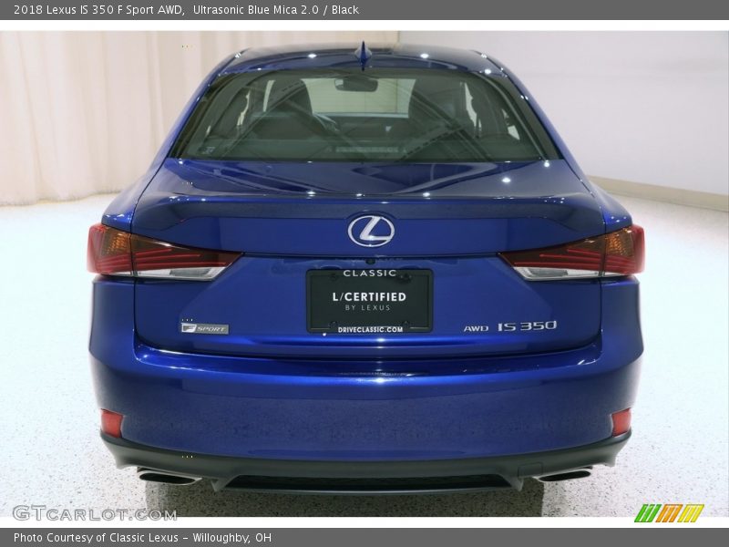 Ultrasonic Blue Mica 2.0 / Black 2018 Lexus IS 350 F Sport AWD