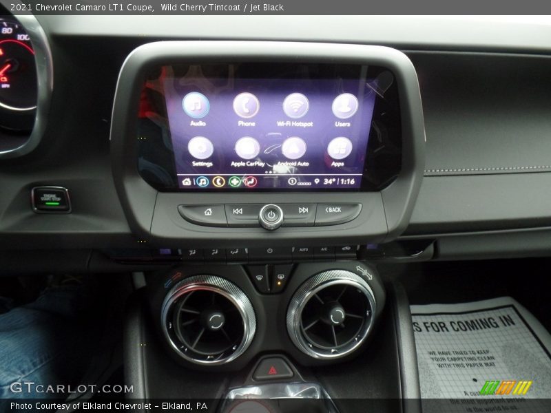 Wild Cherry Tintcoat / Jet Black 2021 Chevrolet Camaro LT1 Coupe