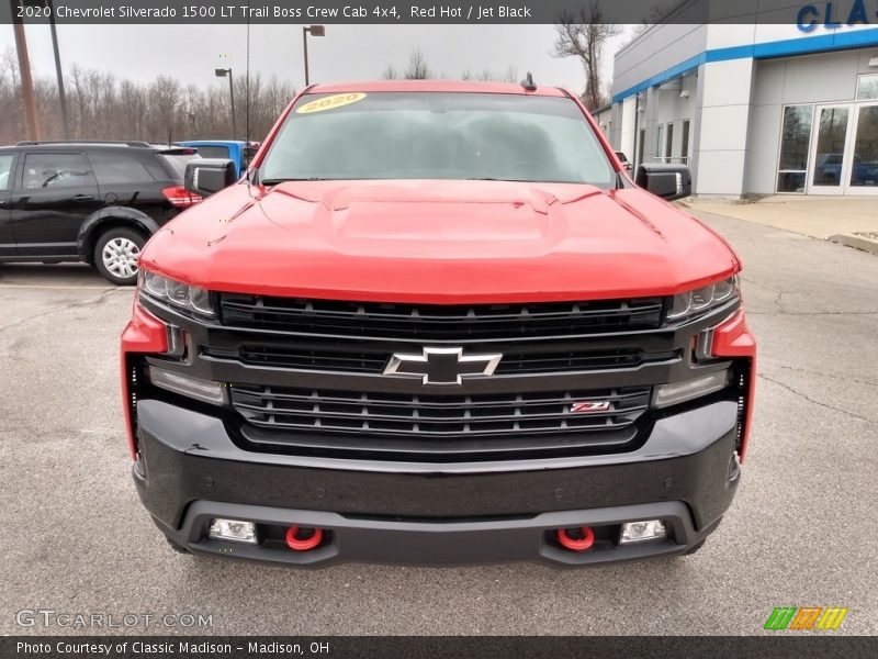 Red Hot / Jet Black 2020 Chevrolet Silverado 1500 LT Trail Boss Crew Cab 4x4