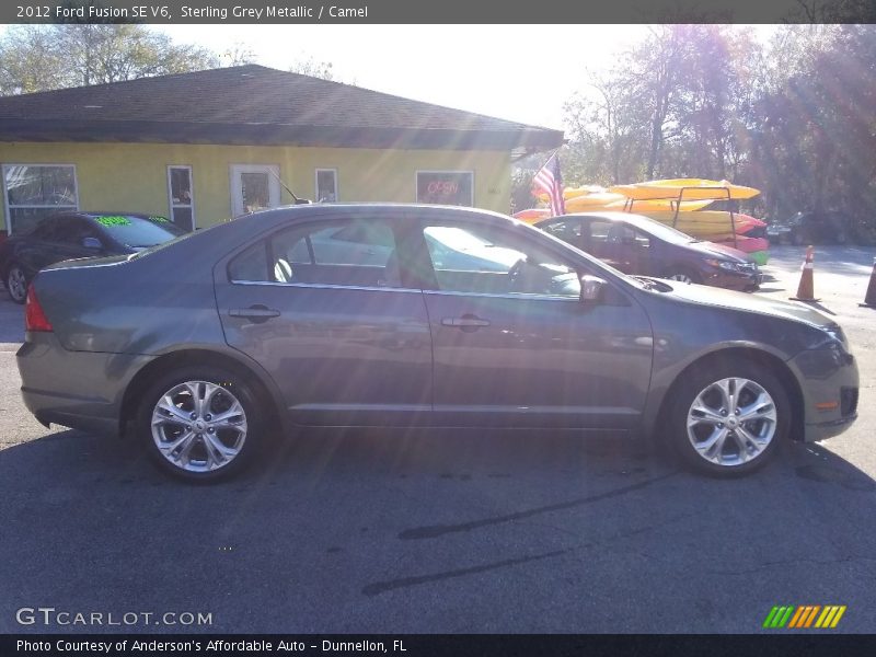 Sterling Grey Metallic / Camel 2012 Ford Fusion SE V6