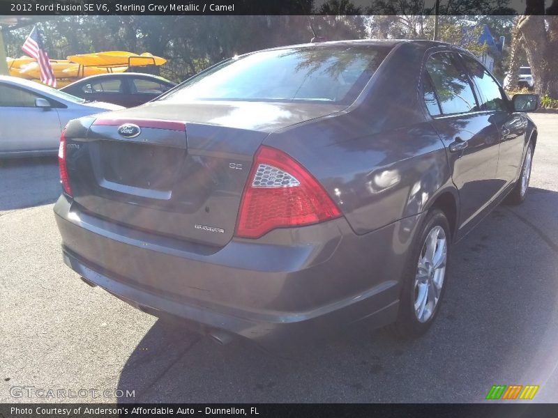 Sterling Grey Metallic / Camel 2012 Ford Fusion SE V6