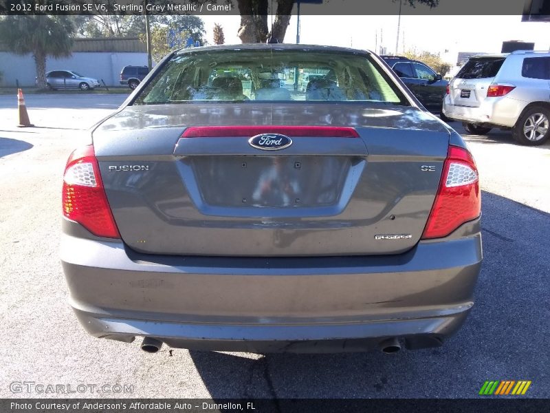 Sterling Grey Metallic / Camel 2012 Ford Fusion SE V6