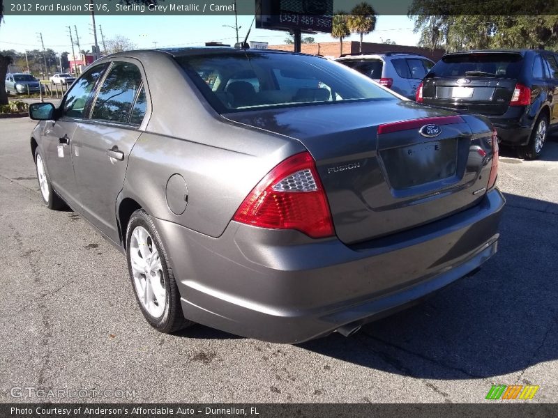 Sterling Grey Metallic / Camel 2012 Ford Fusion SE V6