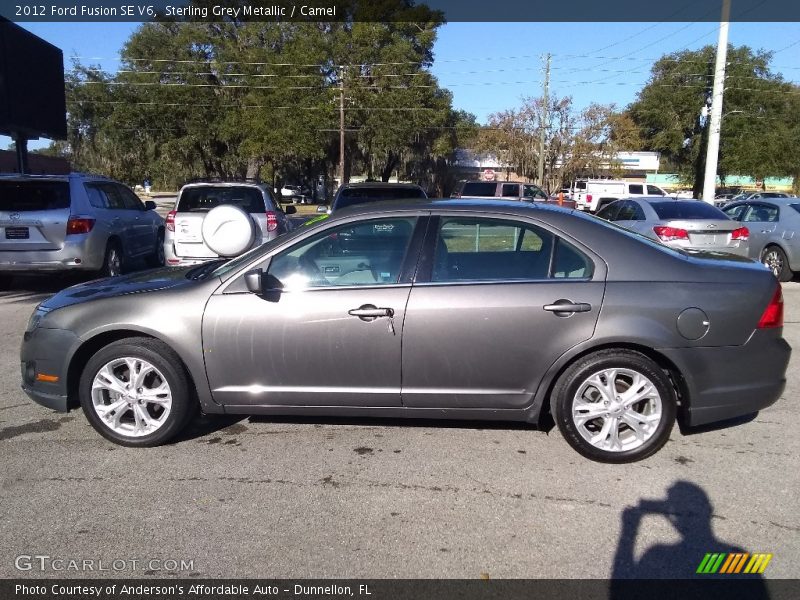 Sterling Grey Metallic / Camel 2012 Ford Fusion SE V6