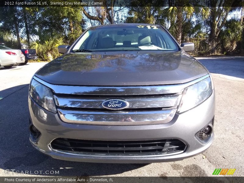 Sterling Grey Metallic / Camel 2012 Ford Fusion SE V6