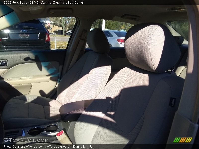 Sterling Grey Metallic / Camel 2012 Ford Fusion SE V6