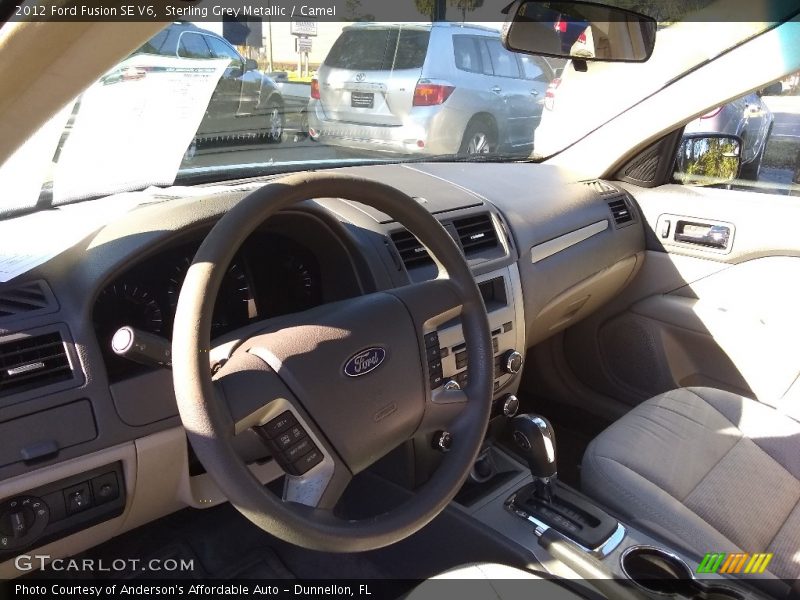 Sterling Grey Metallic / Camel 2012 Ford Fusion SE V6