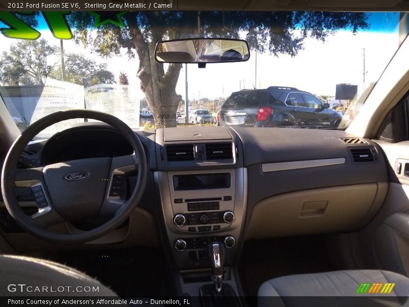 Sterling Grey Metallic / Camel 2012 Ford Fusion SE V6