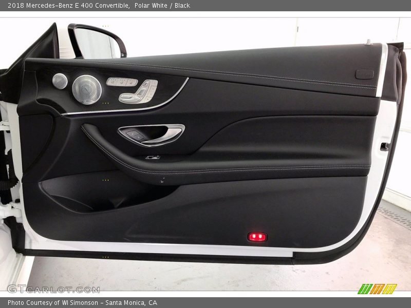 Polar White / Black 2018 Mercedes-Benz E 400 Convertible