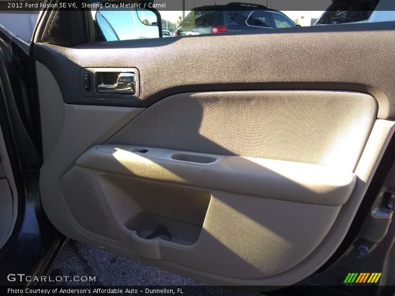 Sterling Grey Metallic / Camel 2012 Ford Fusion SE V6