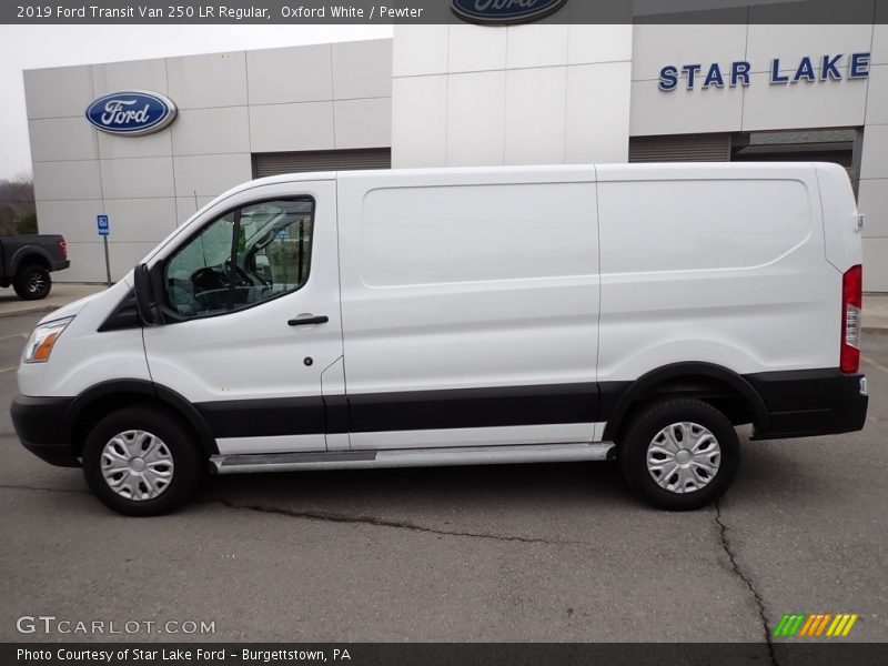 Oxford White / Pewter 2019 Ford Transit Van 250 LR Regular