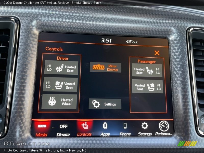 Smoke Show / Black 2020 Dodge Challenger SRT Hellcat Redeye