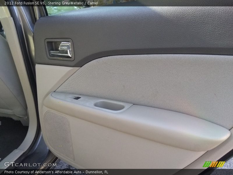 Sterling Grey Metallic / Camel 2012 Ford Fusion SE V6