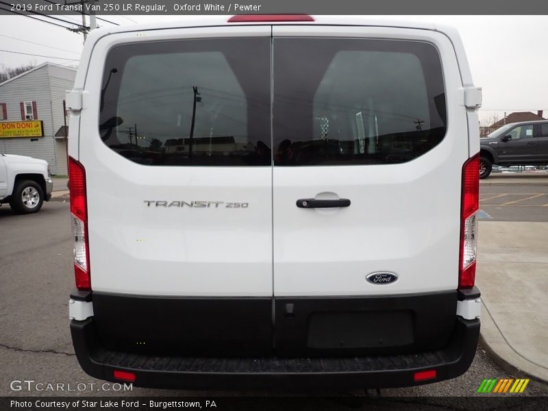 Oxford White / Pewter 2019 Ford Transit Van 250 LR Regular