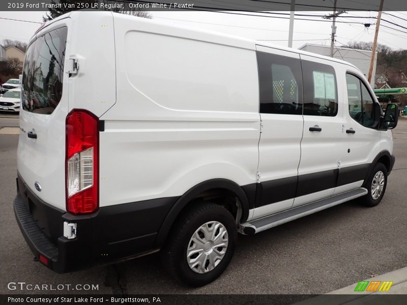 Oxford White / Pewter 2019 Ford Transit Van 250 LR Regular