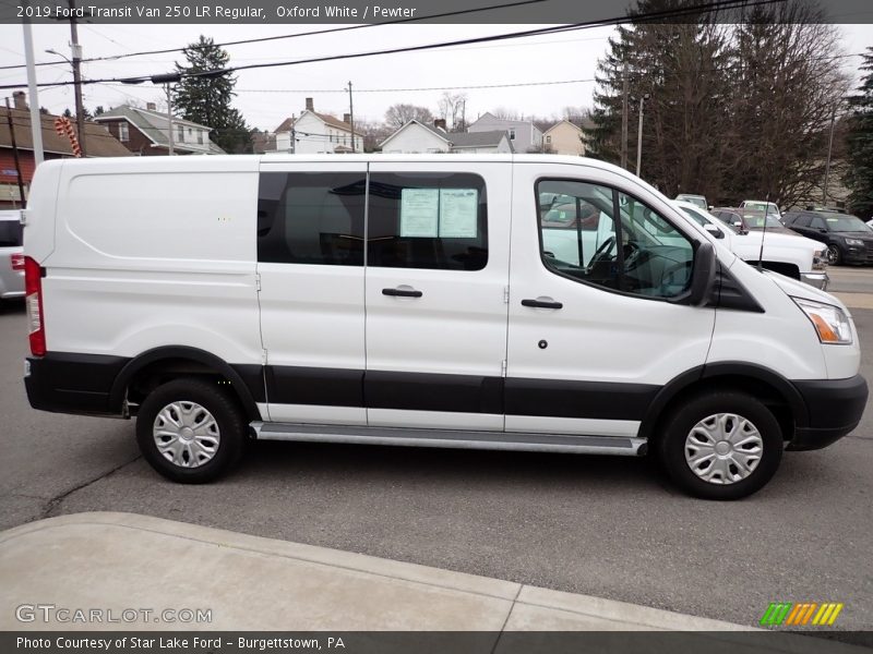 Oxford White / Pewter 2019 Ford Transit Van 250 LR Regular