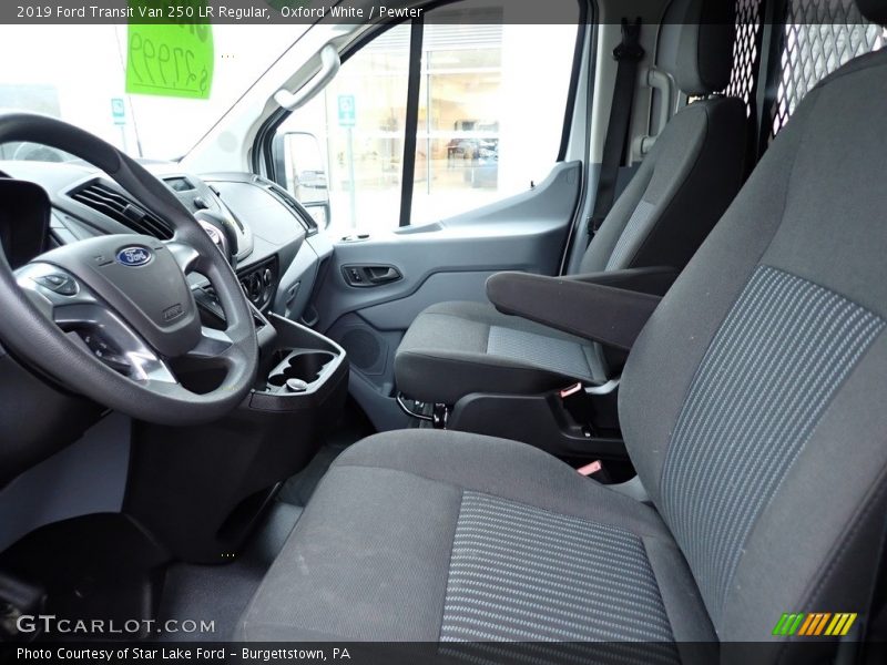 Oxford White / Pewter 2019 Ford Transit Van 250 LR Regular