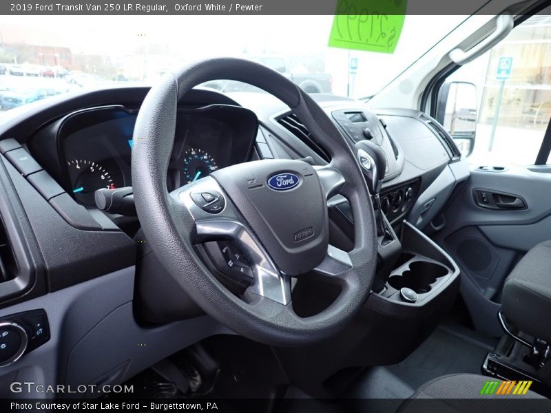 Oxford White / Pewter 2019 Ford Transit Van 250 LR Regular