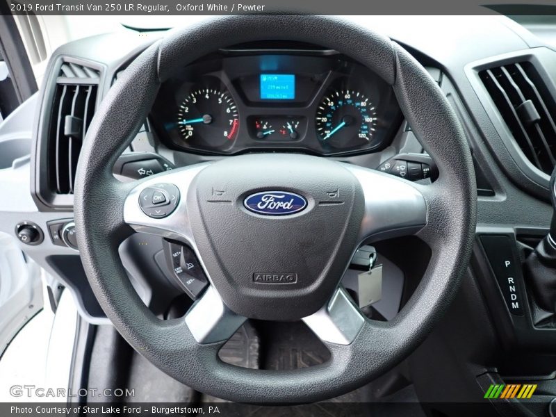Oxford White / Pewter 2019 Ford Transit Van 250 LR Regular