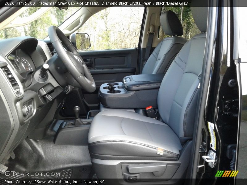 Front Seat of 2020 5500 Tradesman Crew Cab 4x4 Chassis