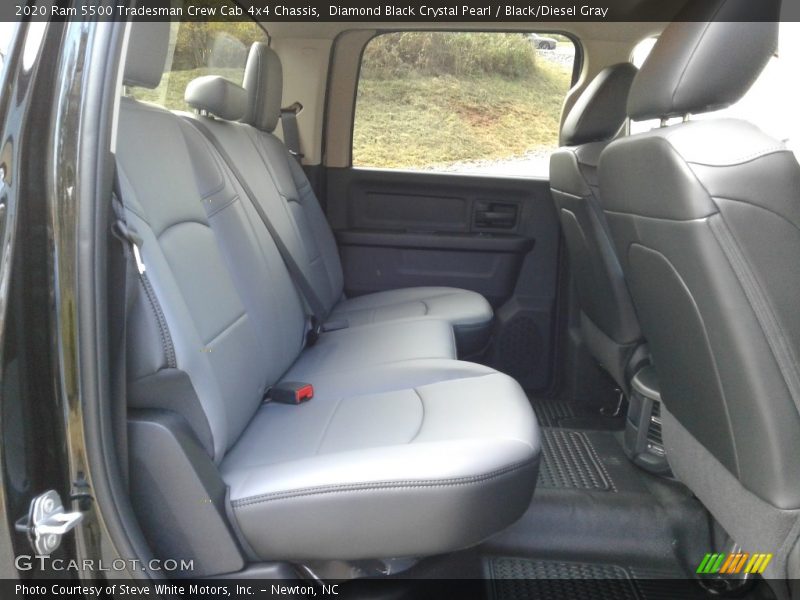 Rear Seat of 2020 5500 Tradesman Crew Cab 4x4 Chassis