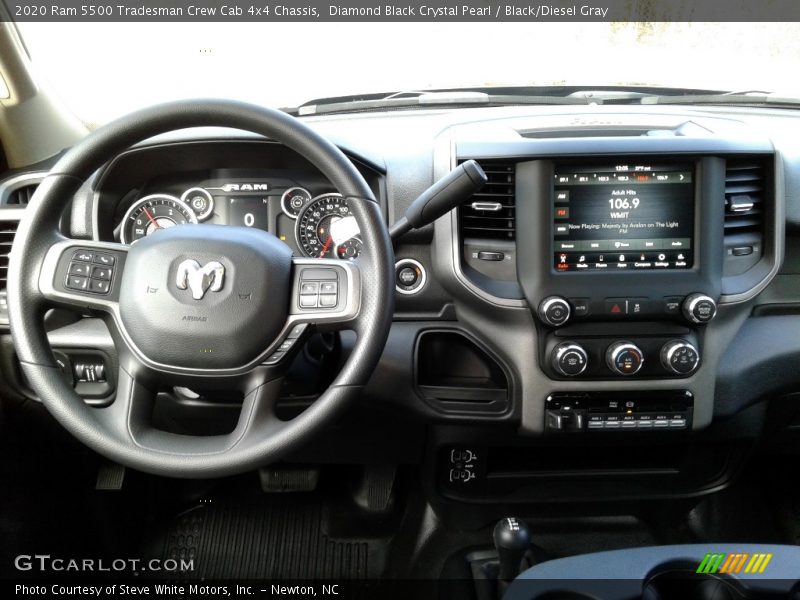 Dashboard of 2020 5500 Tradesman Crew Cab 4x4 Chassis
