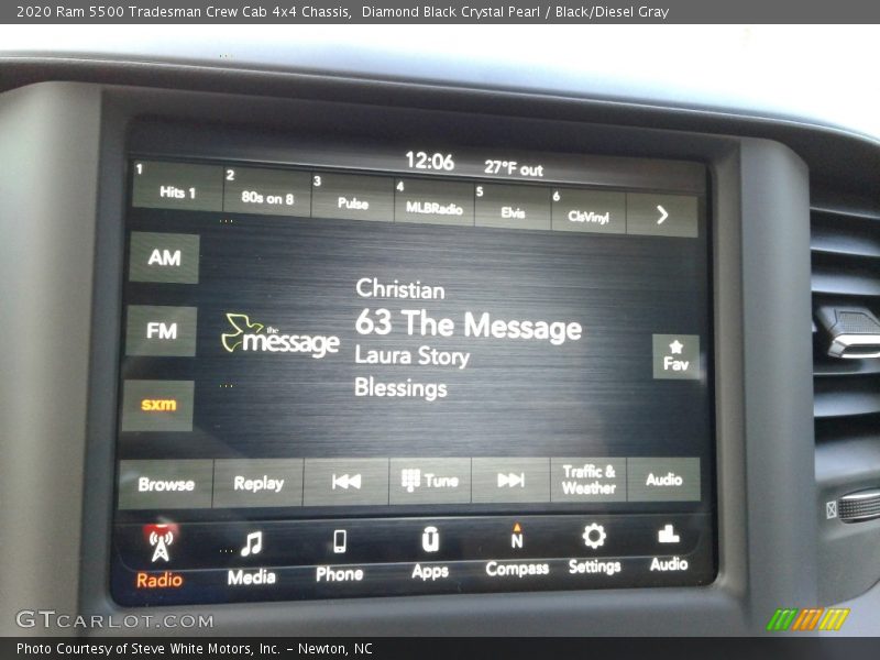 Diamond Black Crystal Pearl / Black/Diesel Gray 2020 Ram 5500 Tradesman Crew Cab 4x4 Chassis