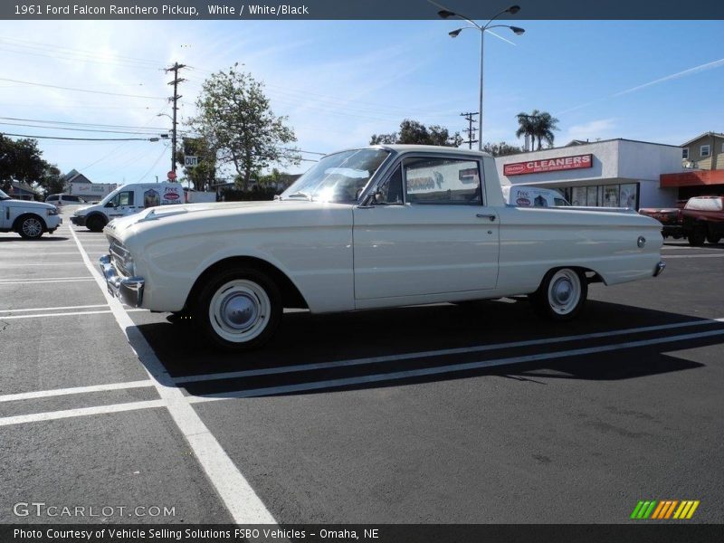 Front 3/4 View of 1961 Falcon Ranchero Pickup