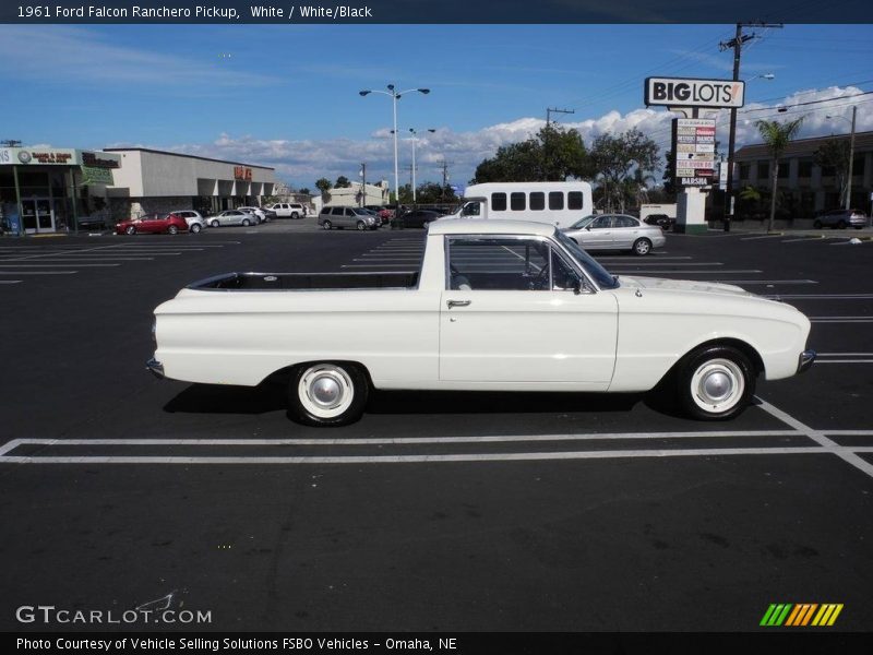  1961 Falcon Ranchero Pickup White