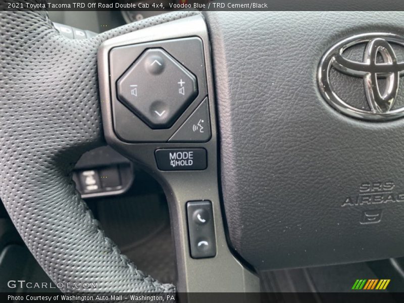 Voodoo Blue / TRD Cement/Black 2021 Toyota Tacoma TRD Off Road Double Cab 4x4