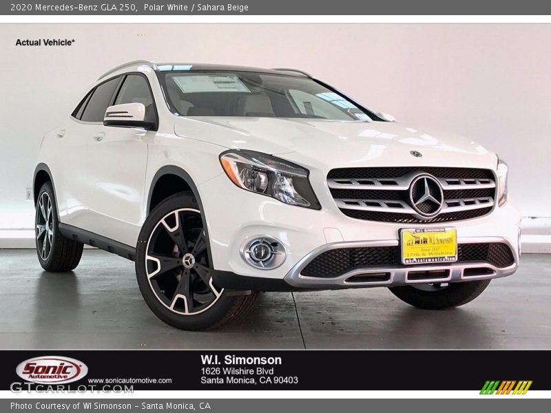Polar White / Sahara Beige 2020 Mercedes-Benz GLA 250