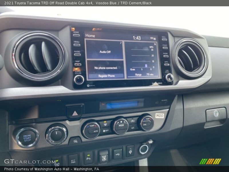 Voodoo Blue / TRD Cement/Black 2021 Toyota Tacoma TRD Off Road Double Cab 4x4