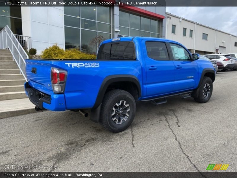 Voodoo Blue / TRD Cement/Black 2021 Toyota Tacoma TRD Off Road Double Cab 4x4