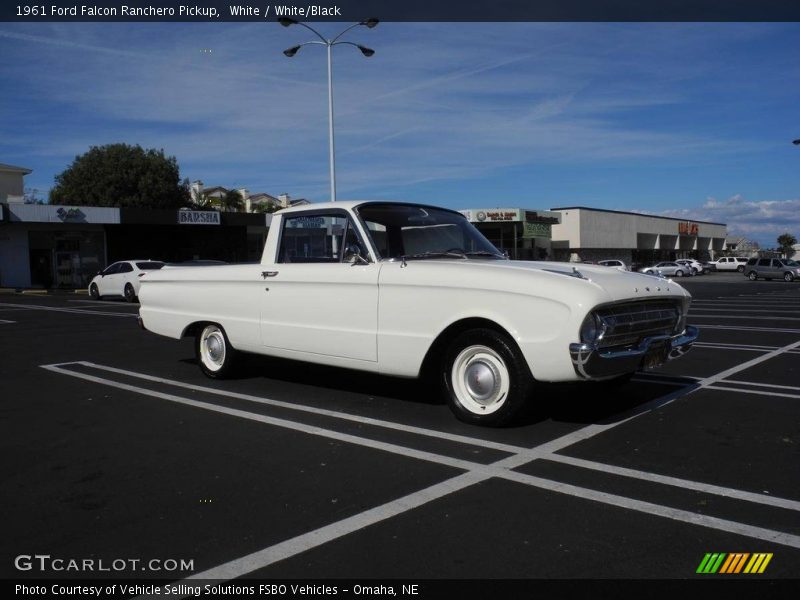  1961 Falcon Ranchero Pickup White
