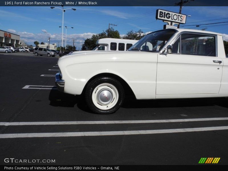 White / White/Black 1961 Ford Falcon Ranchero Pickup