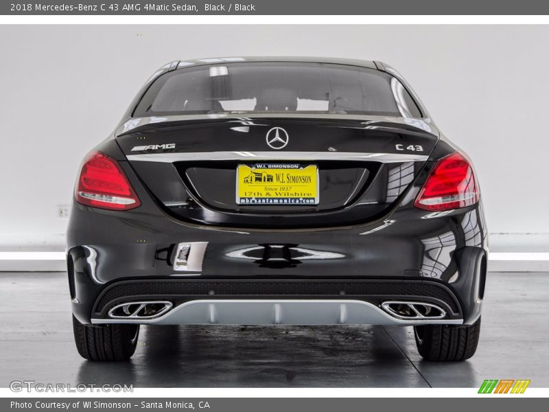 Black / Black 2018 Mercedes-Benz C 43 AMG 4Matic Sedan