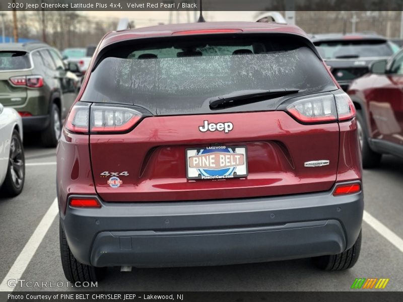 Velvet Red Pearl / Black 2020 Jeep Cherokee Latitude Plus 4x4