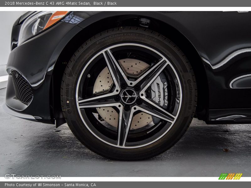 Black / Black 2018 Mercedes-Benz C 43 AMG 4Matic Sedan