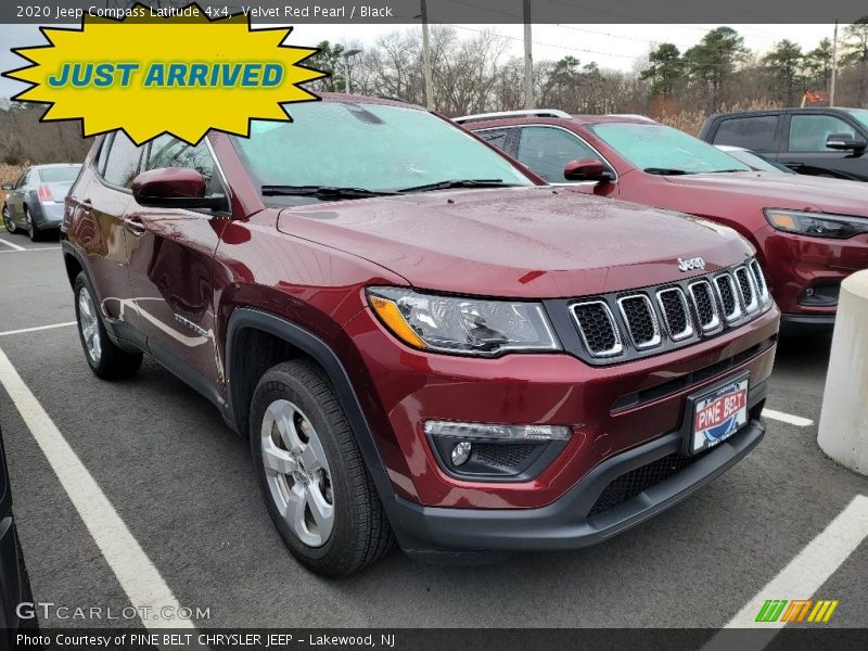 Velvet Red Pearl / Black 2020 Jeep Compass Latitude 4x4