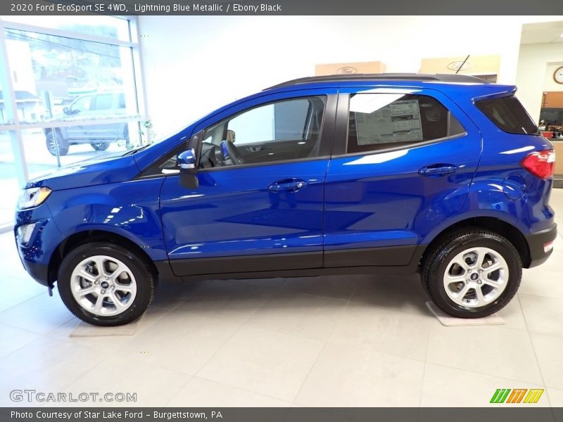 Lightning Blue Metallic / Ebony Black 2020 Ford EcoSport SE 4WD