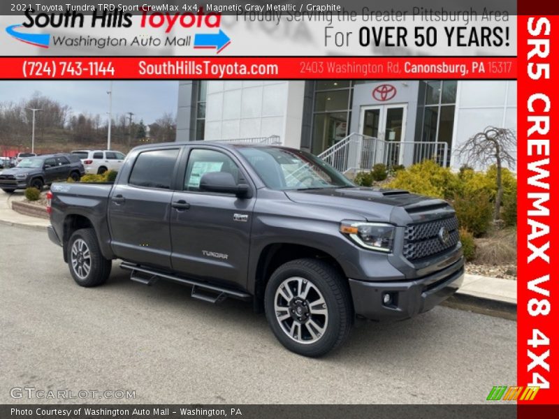 Magnetic Gray Metallic / Graphite 2021 Toyota Tundra TRD Sport CrewMax 4x4
