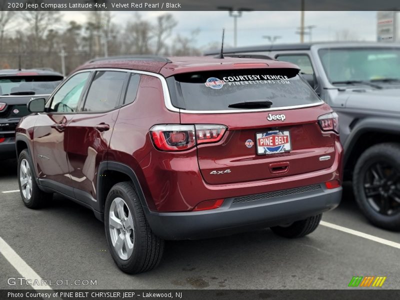 Velvet Red Pearl / Black 2020 Jeep Compass Latitude 4x4