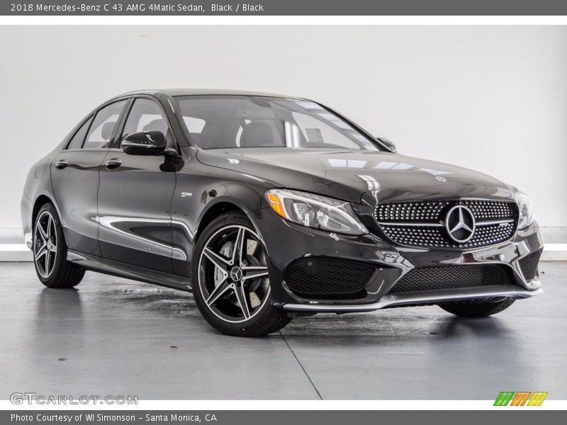 Black / Black 2018 Mercedes-Benz C 43 AMG 4Matic Sedan